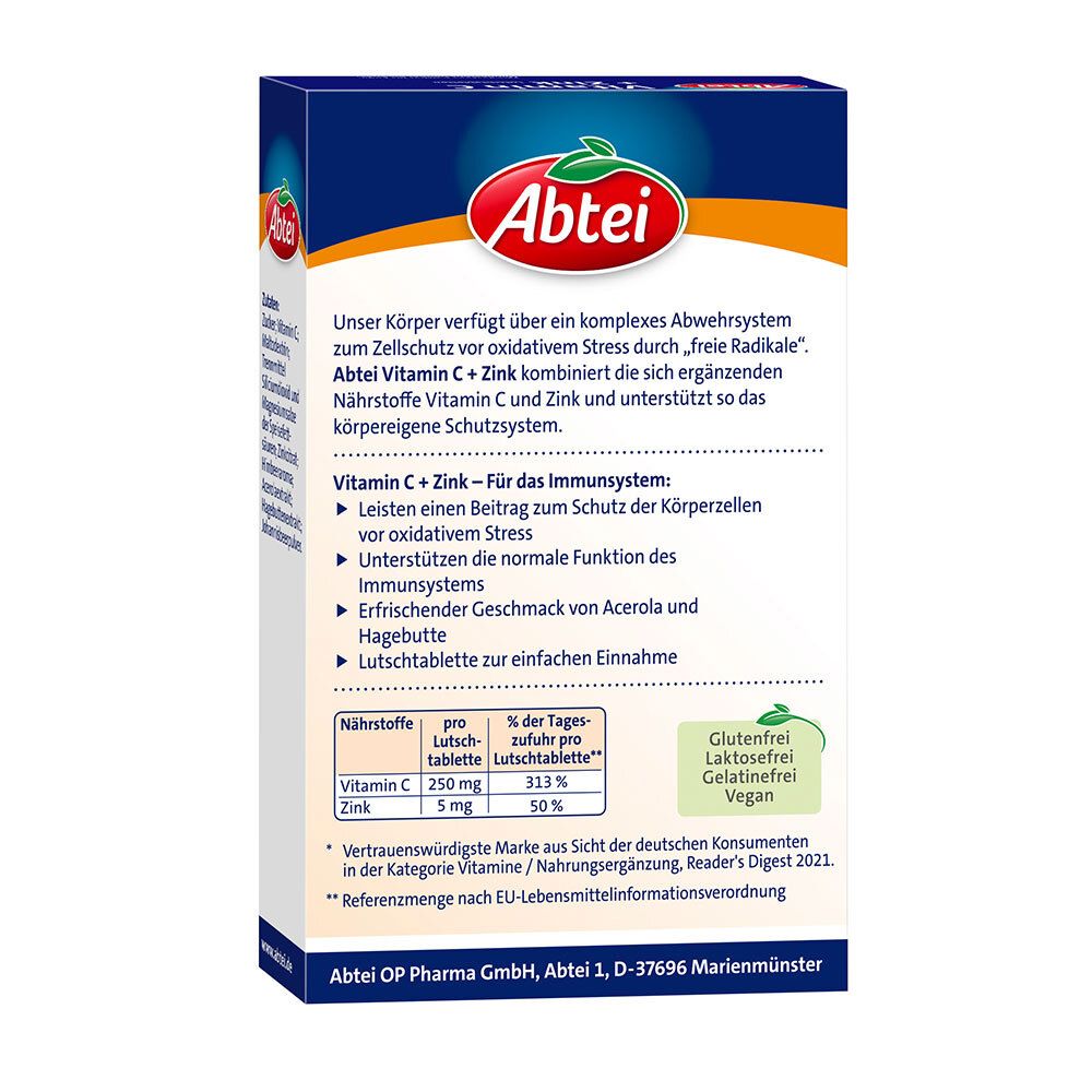 Abtei Vitamin C + Zink