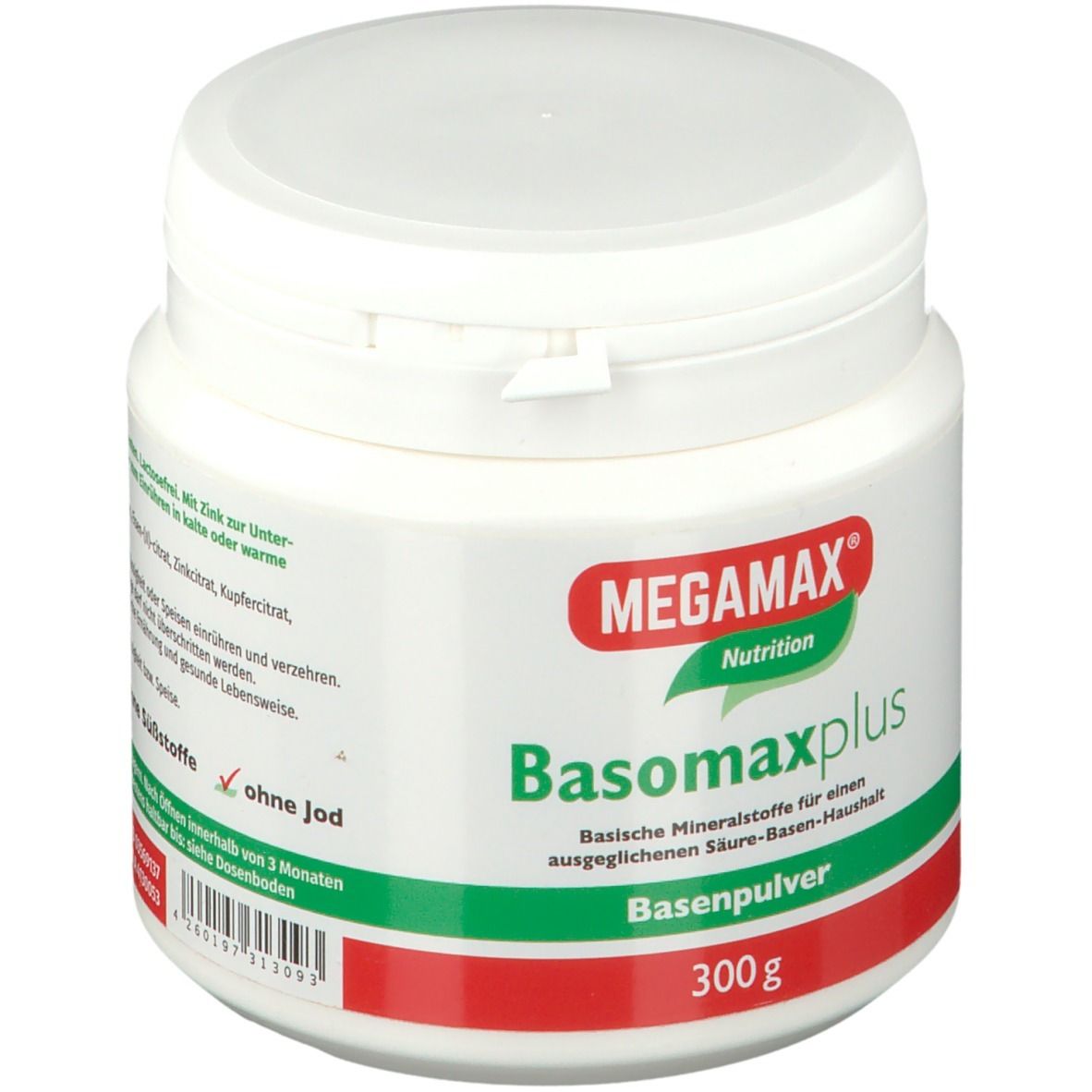 MEGAMAX® Nutrition Basomaxplus Basenpulver