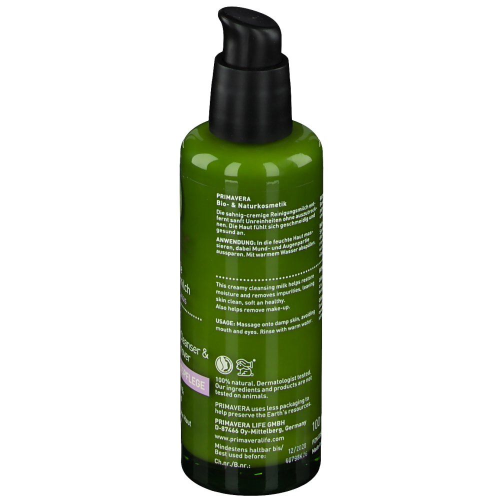 PRIMAVERA® Erfrischende Reinigungsmilch Neroli-Cassis