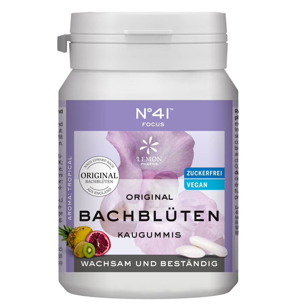 No. 41® Konzentration Original Bachblüten Kaugummis