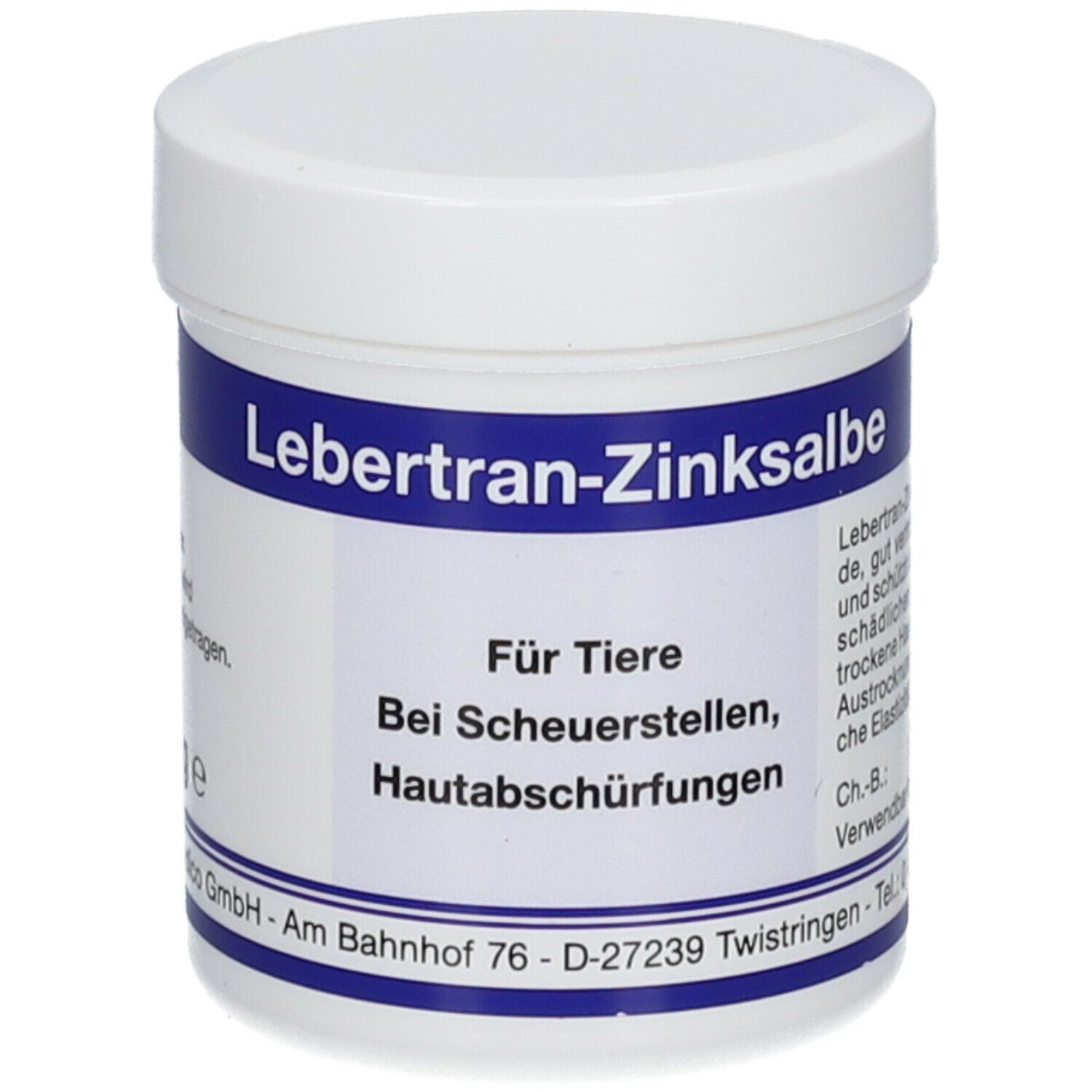 Lebertran Zinksalbe vet.