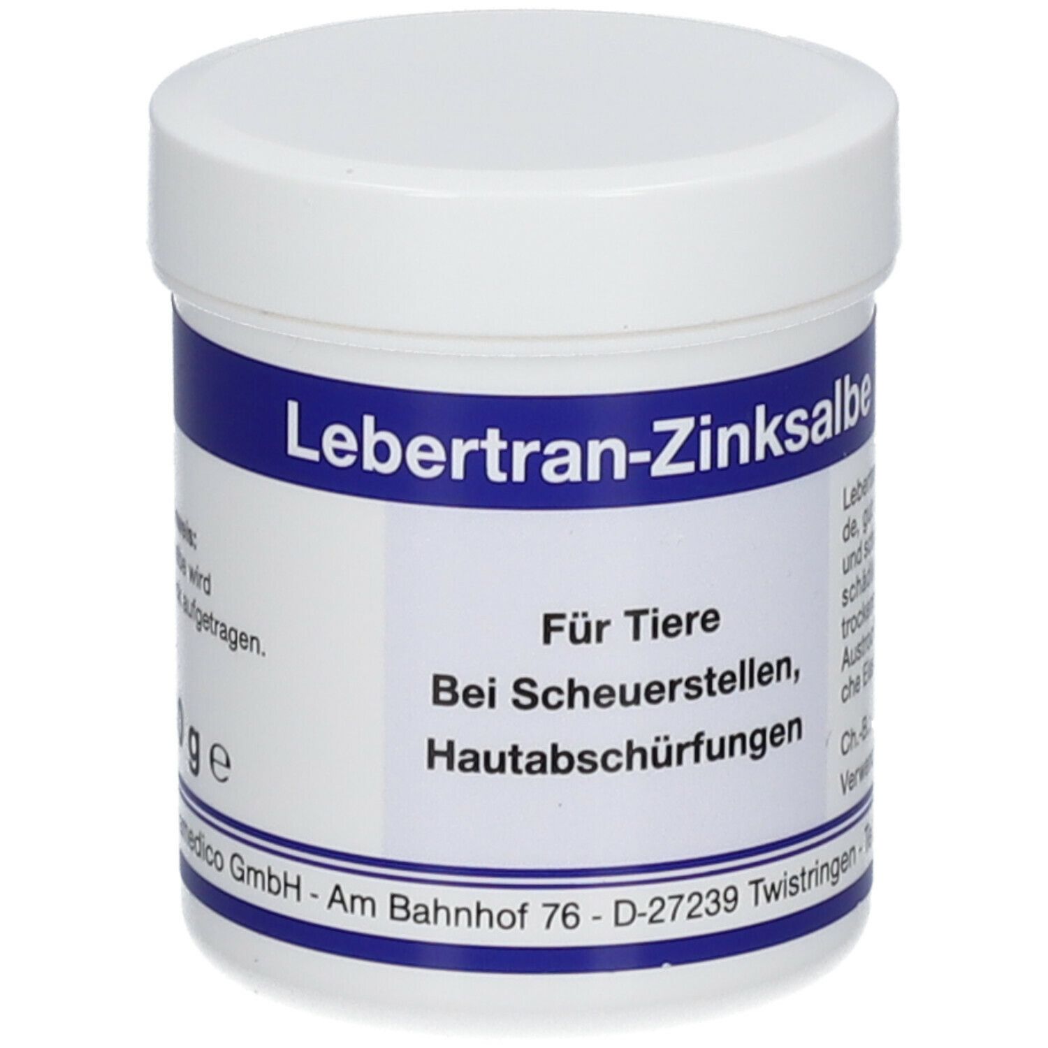 Lebertran Zinksalbe vet.