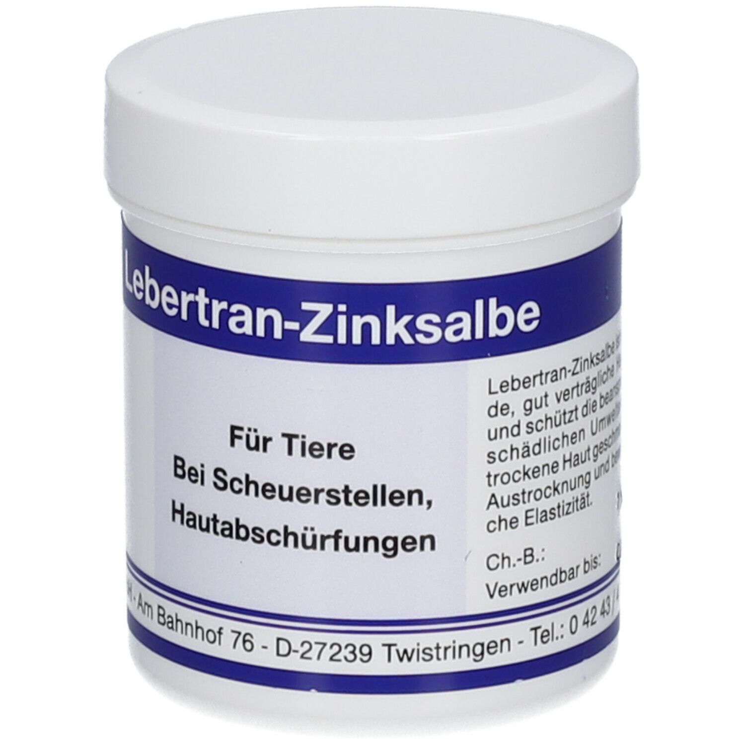 Lebertran Zinksalbe vet.