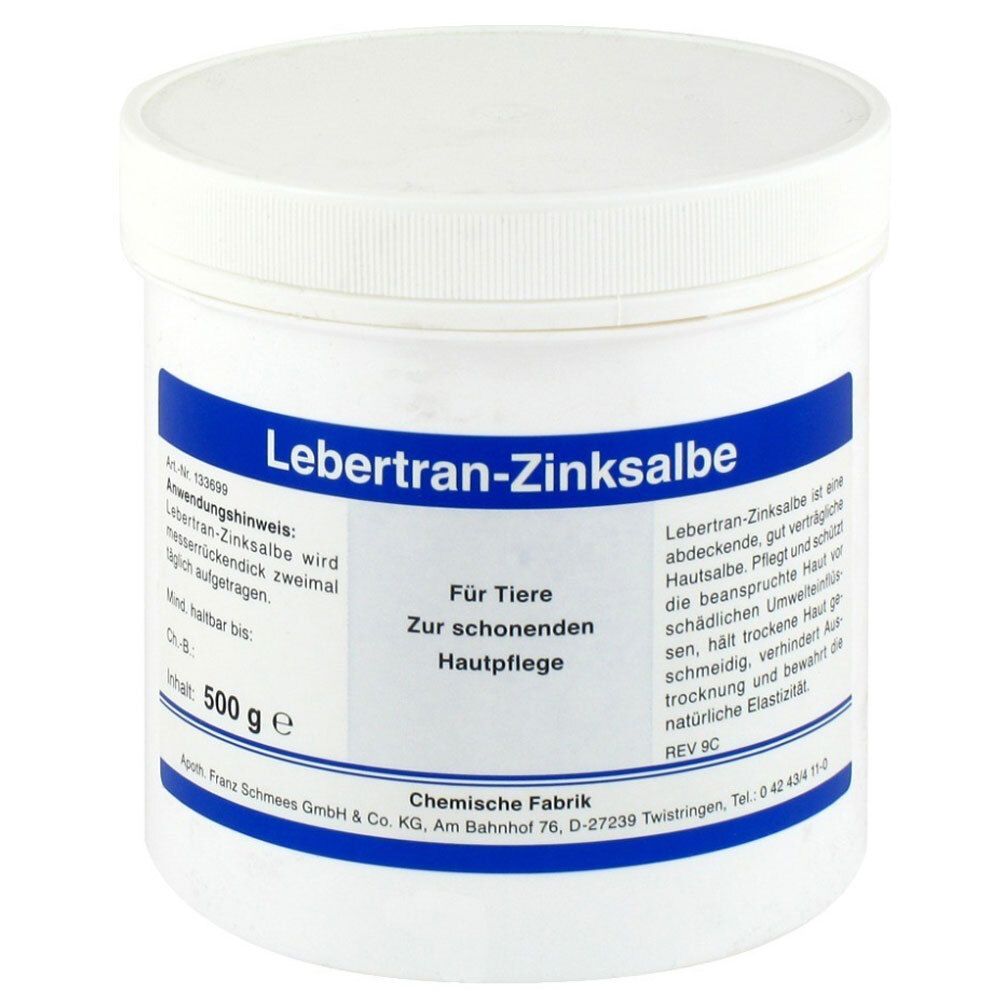 Lebertran-Zinksalbe für Tiere