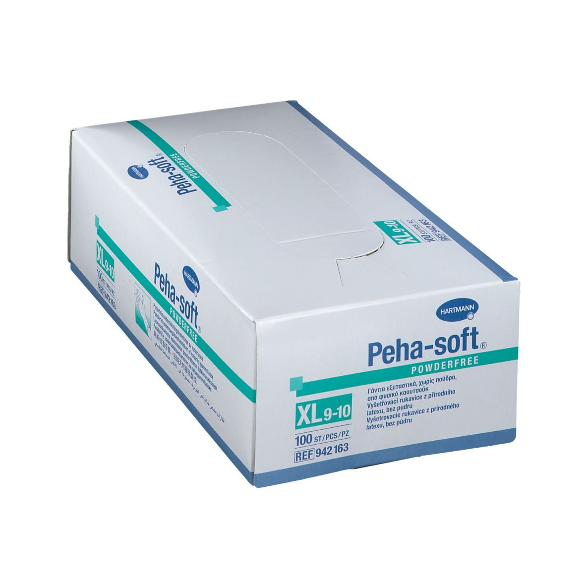 Peha-soft® powderfree aus Latex Untersuchungshandschuhe Gr. XL 9 - 10