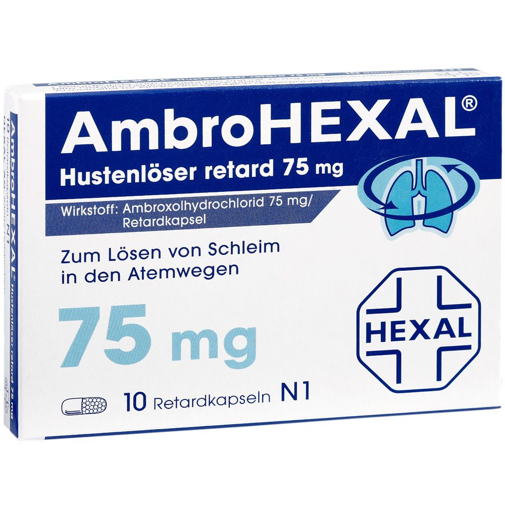 AmbroHEXAL® Hustenlöser retard 75 mg, Hartkapseln, retardiert