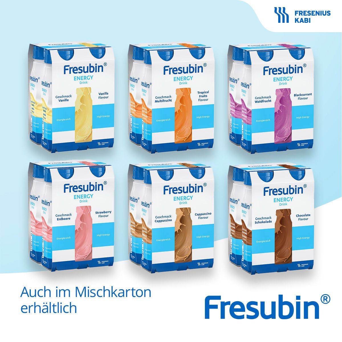 Fresubin Energy Trinknahrung Cappuccino | Astronautennahrung & Aufbaukost mit Vitaminen