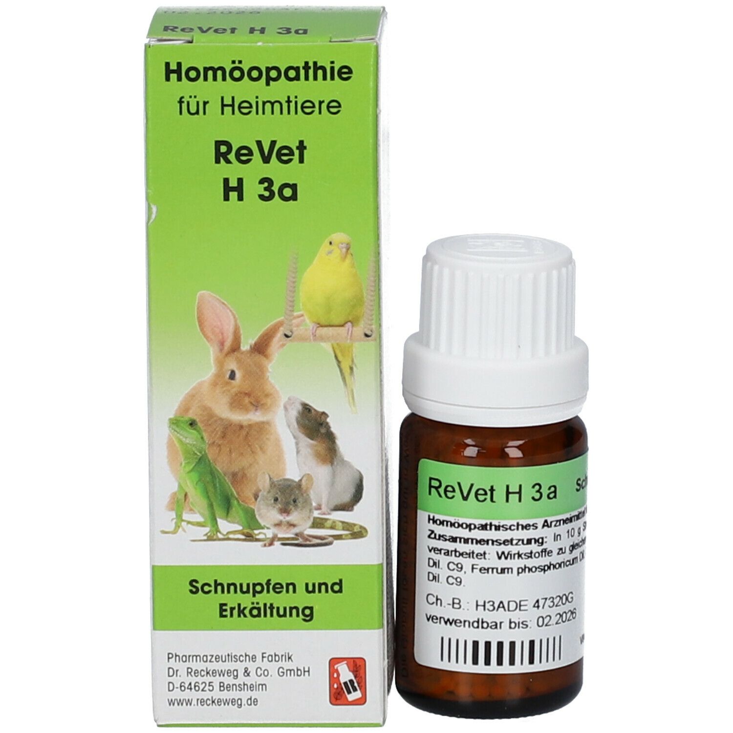 ReVet® H 3a Globuli für Heimtiere