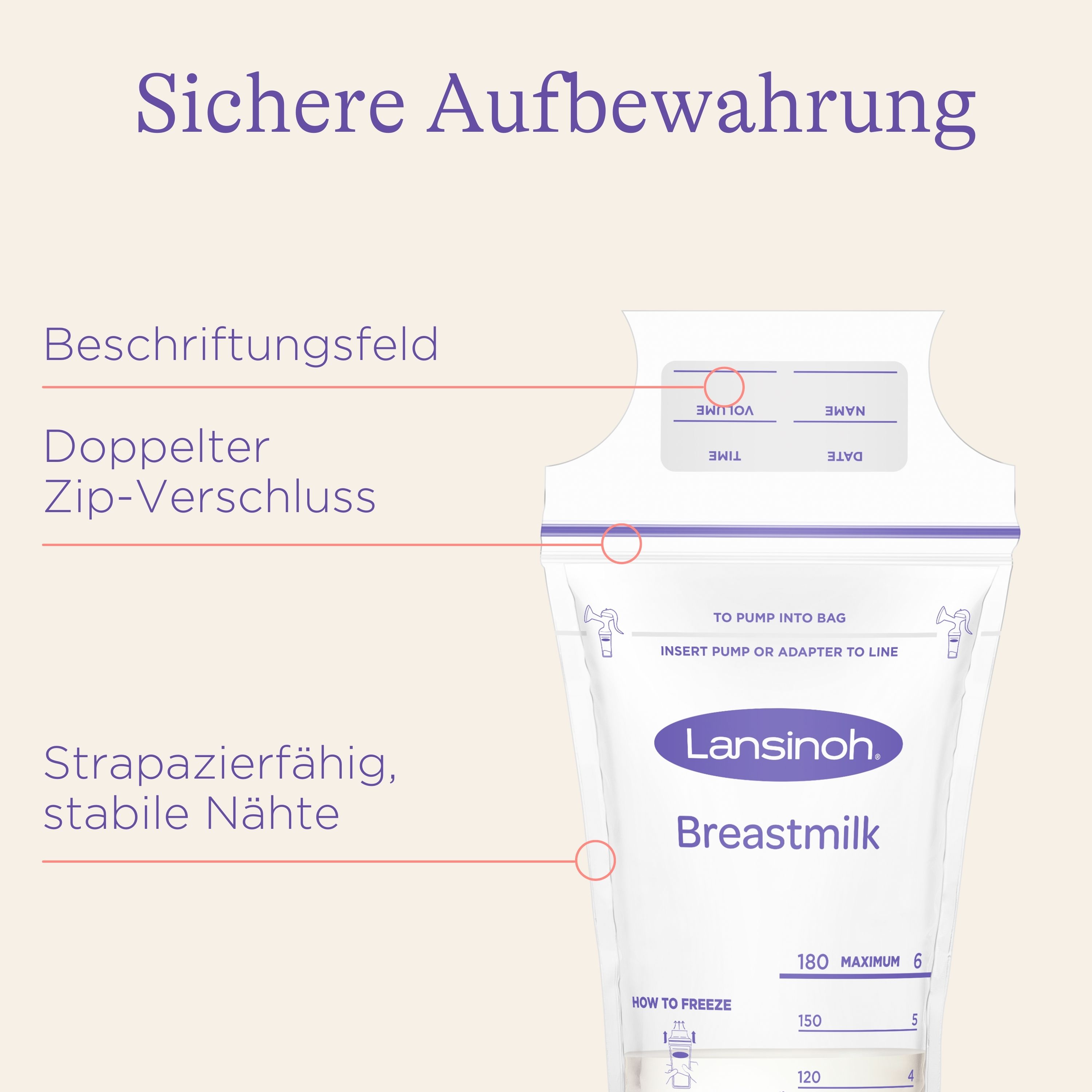 Lansinoh® Muttermilchbeutel