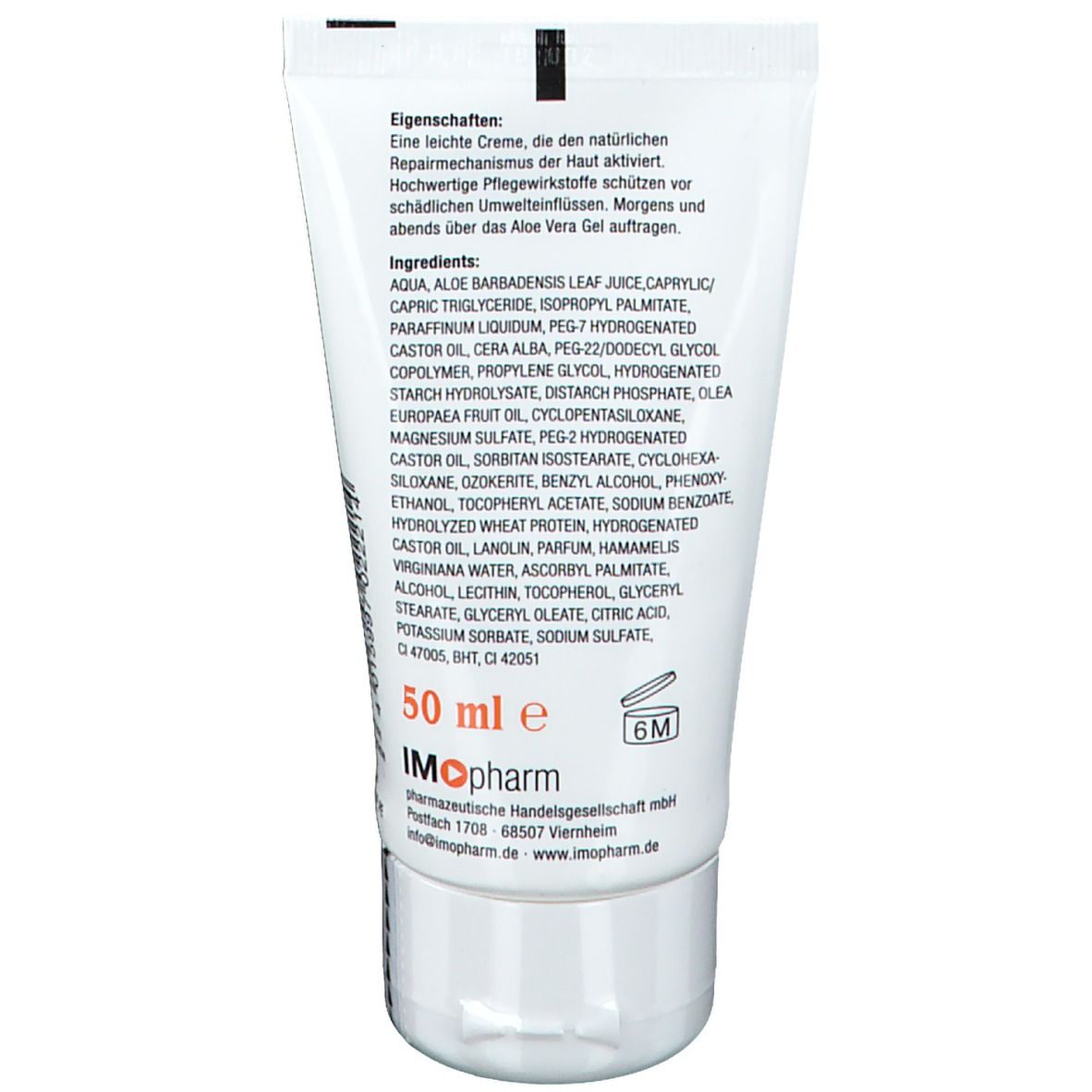 Aloe Vera Feuchtigkeitscreme S