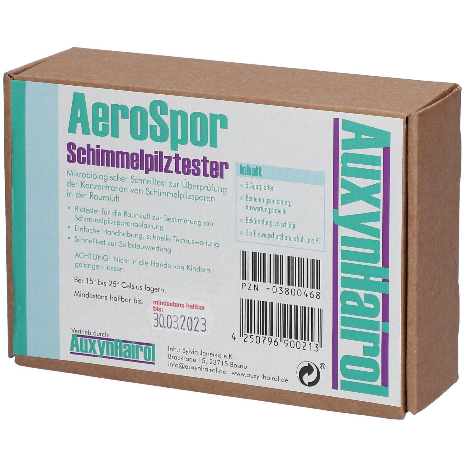 AeroSpor Schimmelpilz-Raumlufttest 1 St 