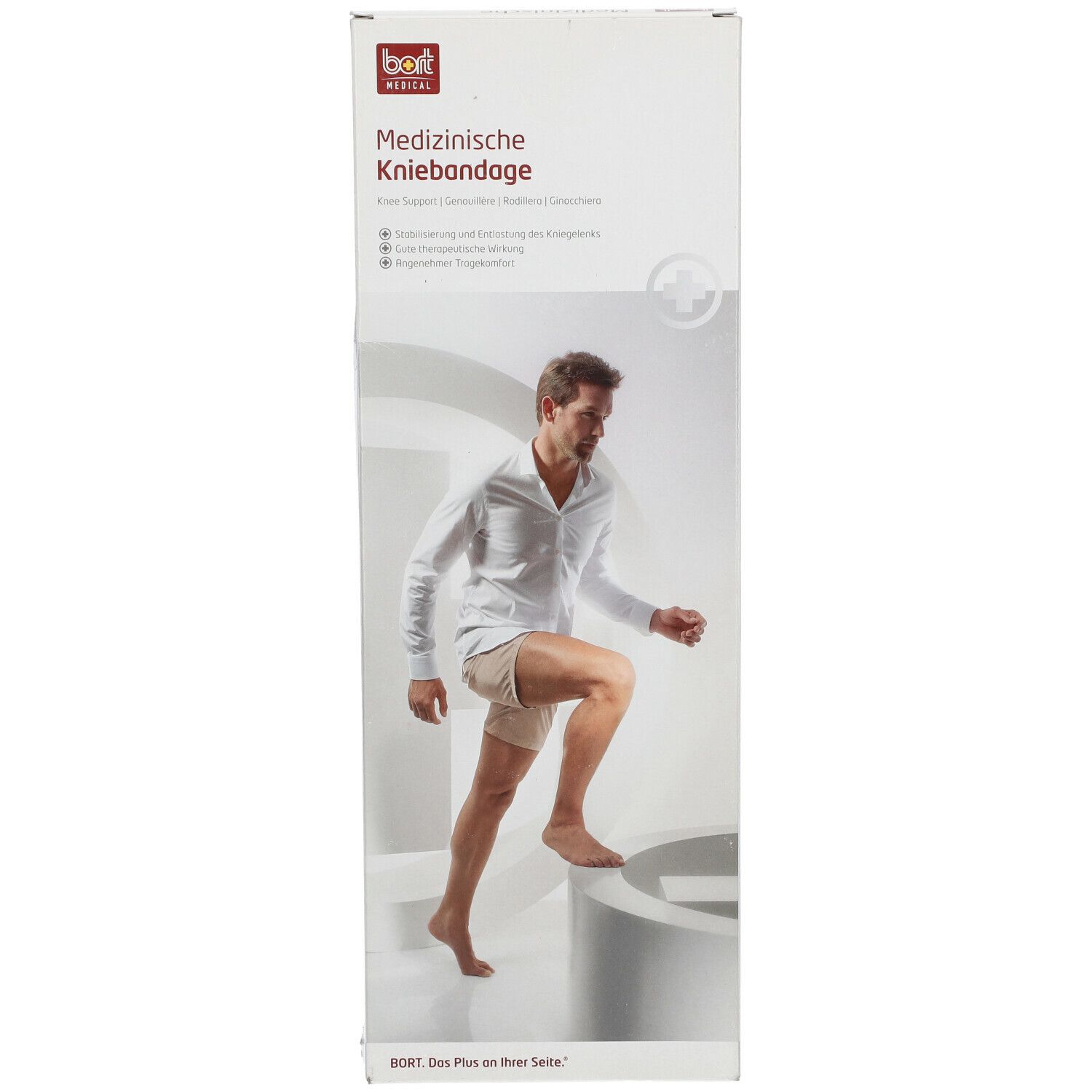 BORT Kniebandage mit Patella-Aussparung Gr. XL haut