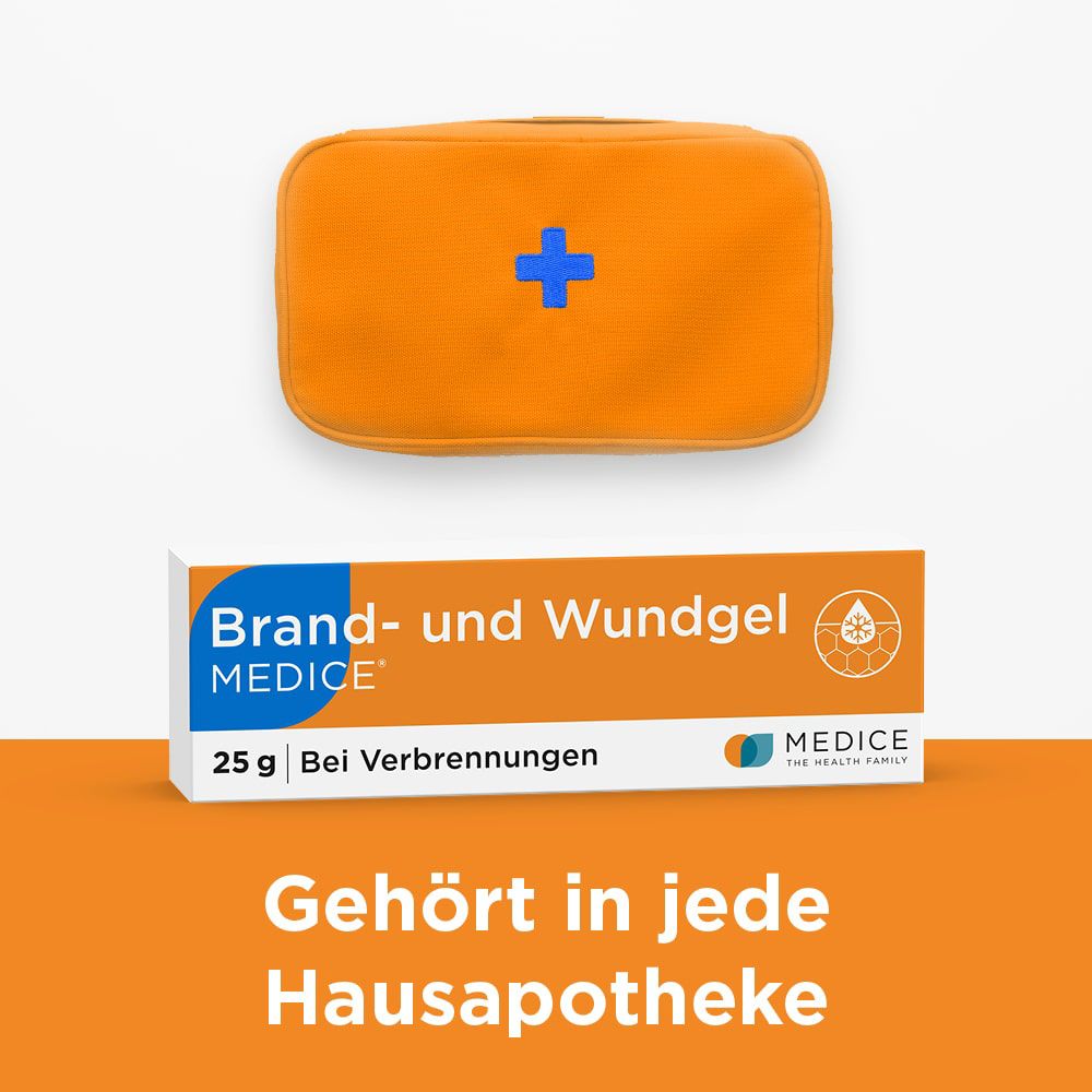 Brand und Wundgel Medice bei Verbrennungen & Sonnenbrand