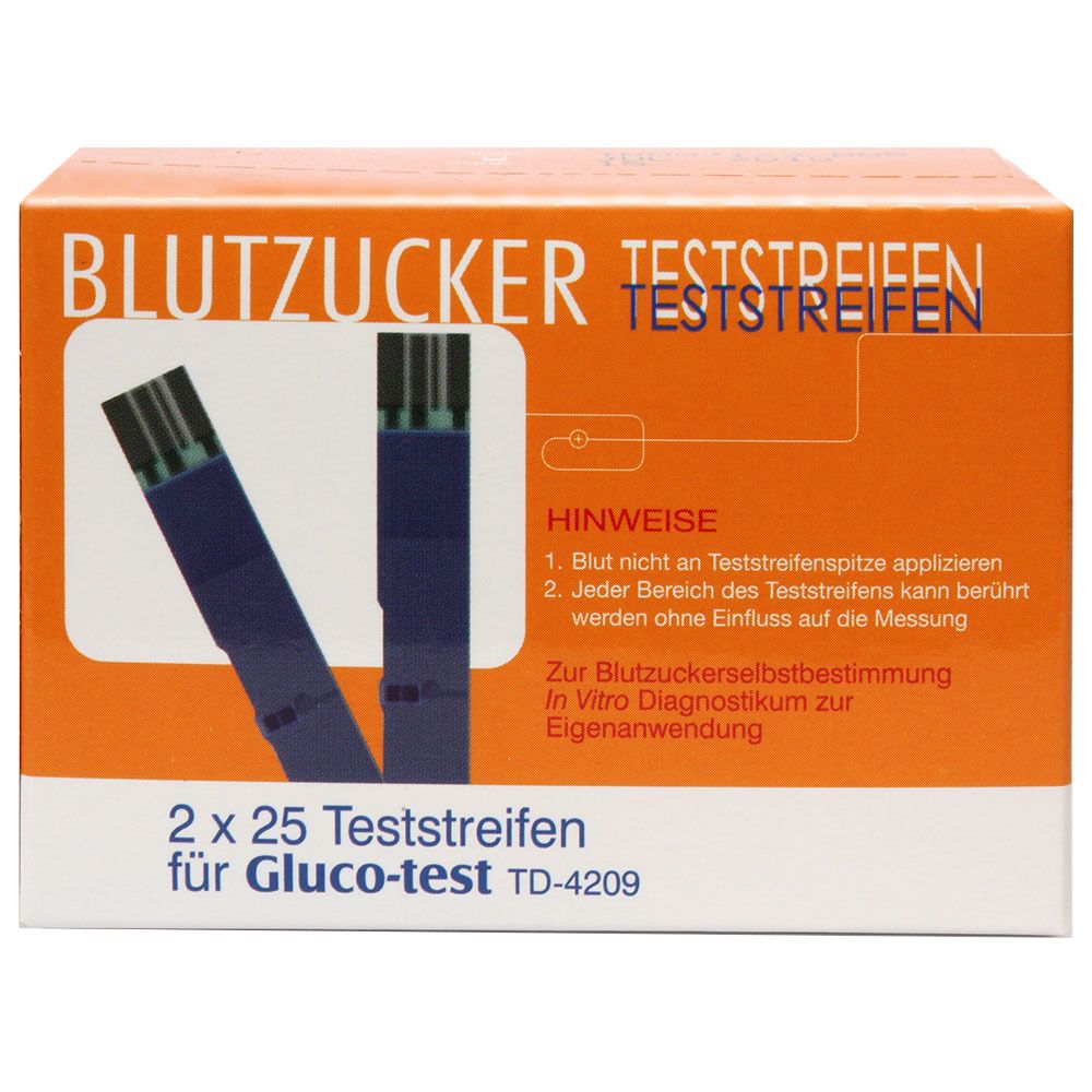 Gluco-test TD-4209 Blutzucker Teststreifen