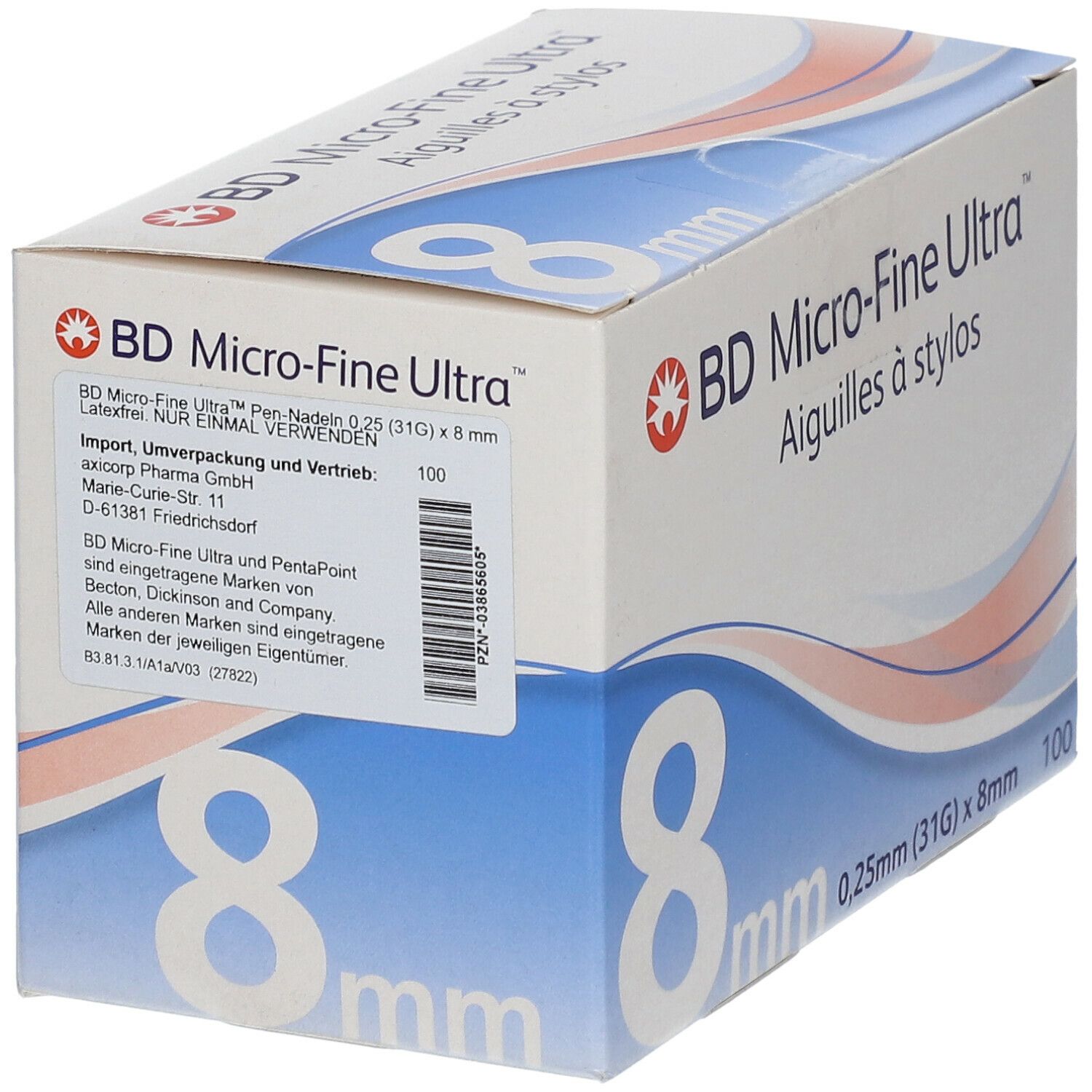 BD Micro-Fine Ultra™ 8 mm 31G