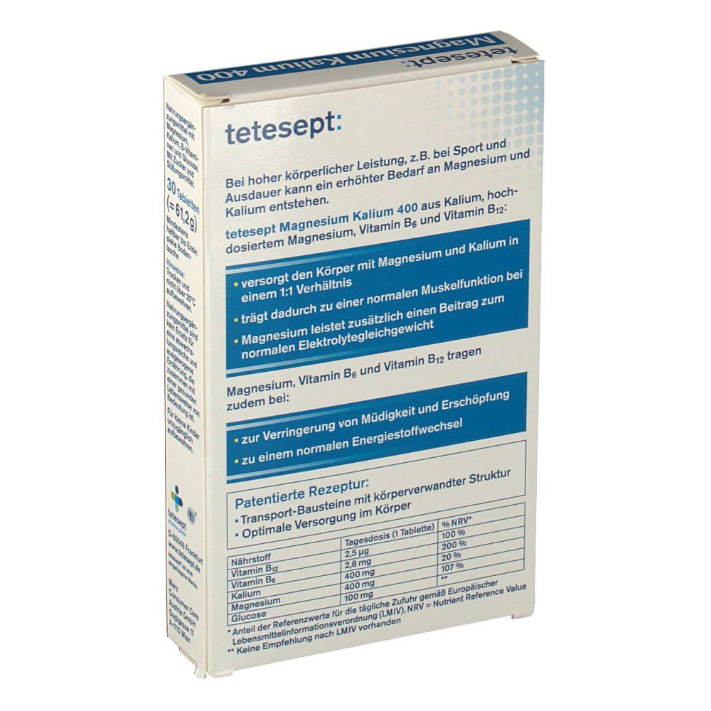 tetesept® Magnesium Kalium 400