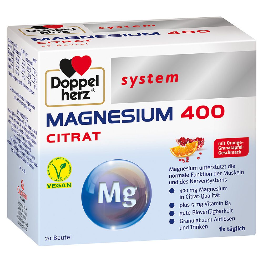 Doppelherz® system MAGNESIUM 400 CITRAT