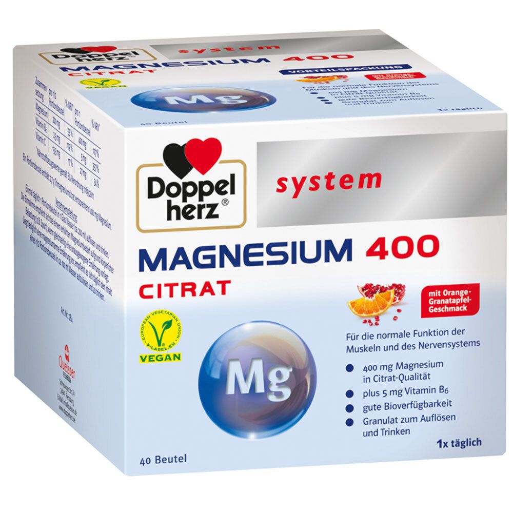 Doppelherz® system MAGNESIUM 400 CITRAT