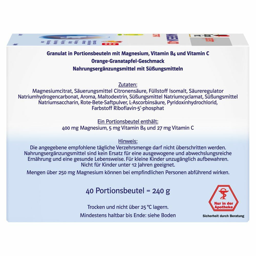 Doppelherz® system MAGNESIUM 400 CITRAT