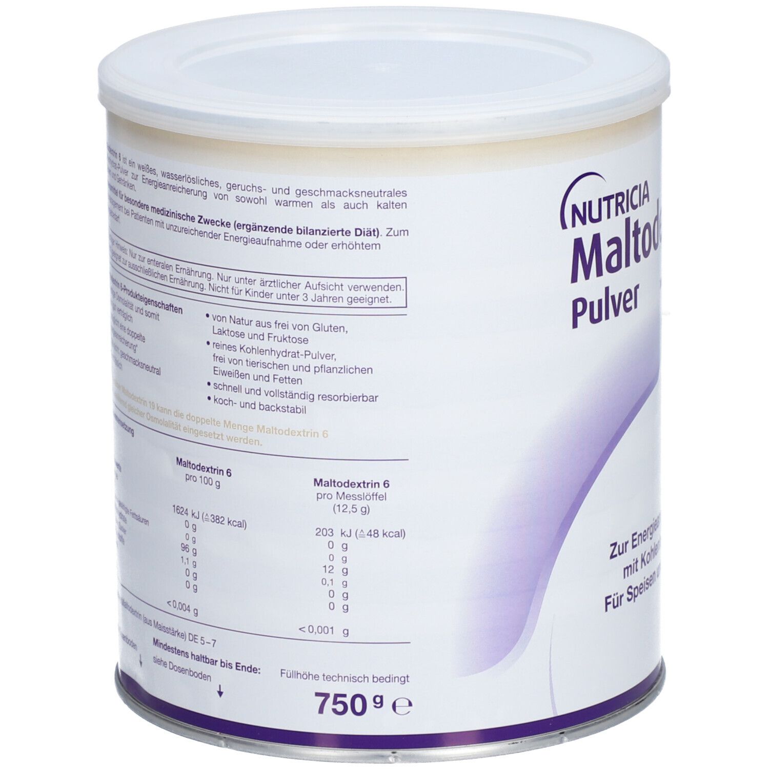 Maltodextrin 6 Pulver zur Energieanreicherung; geschmacksneutral