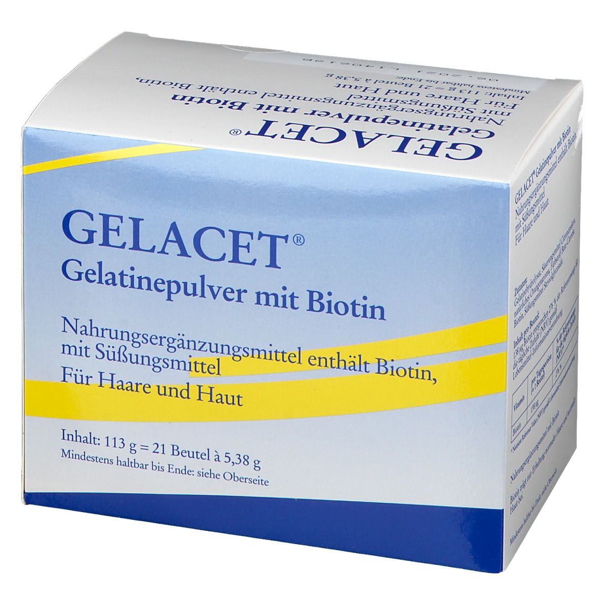 Gelacet® Gelatinepulver mit Biotin