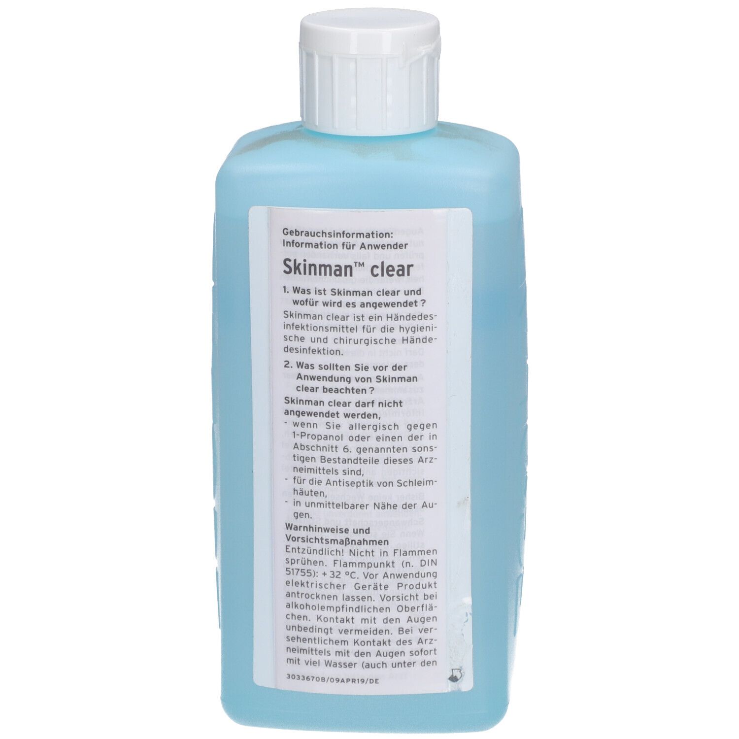 ECOLAB Skinman® clear Händedesinfektion 500 ml Euroflasche