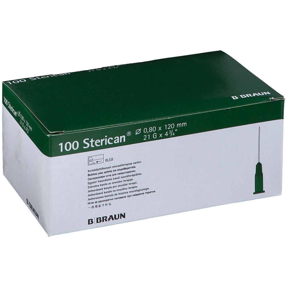 Sterican® zur Neuraltherapie G 21 4 3/4 0,80 x 120 mm