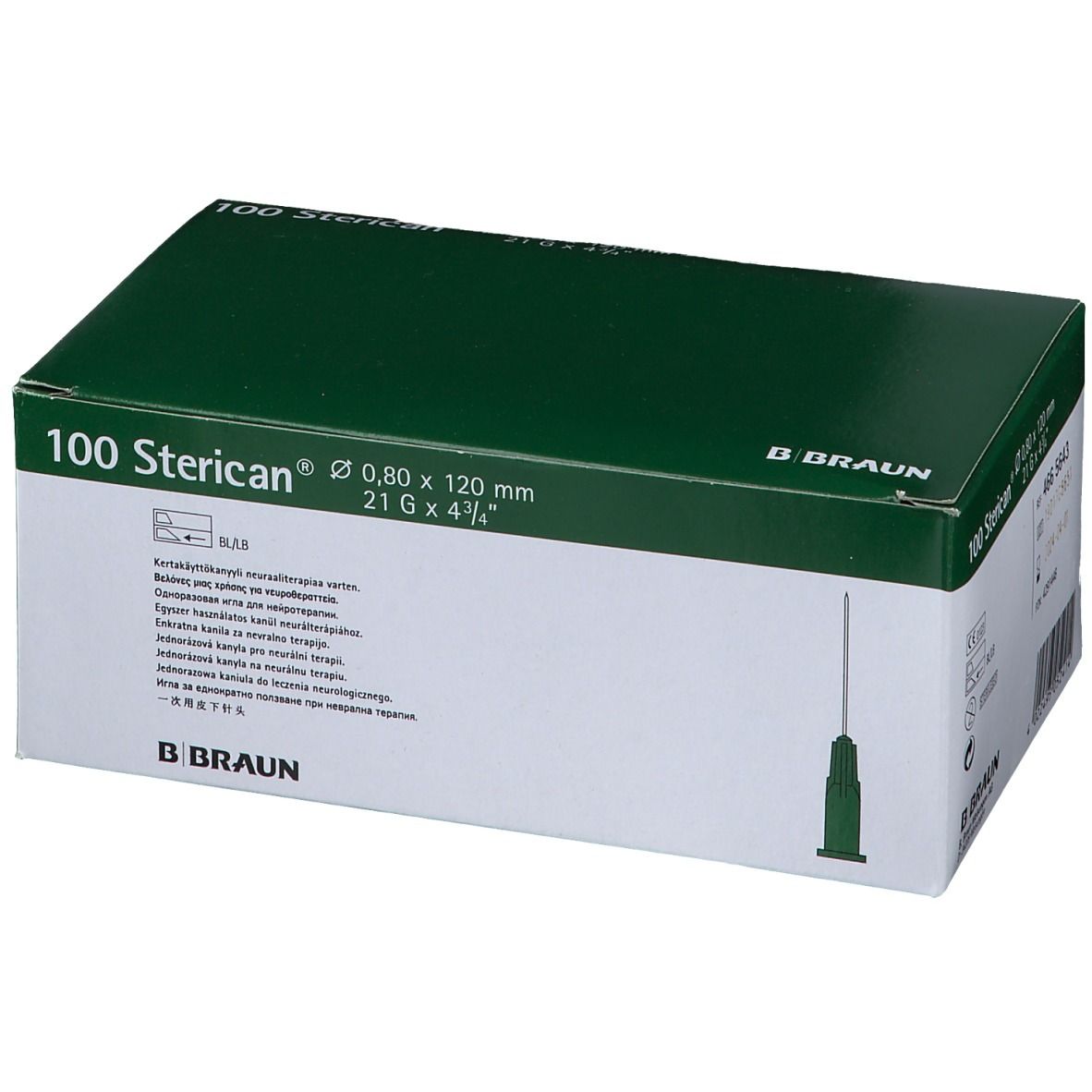 Sterican® zur Neuraltherapie G 21 4 3/4 0,80 x 120 mm