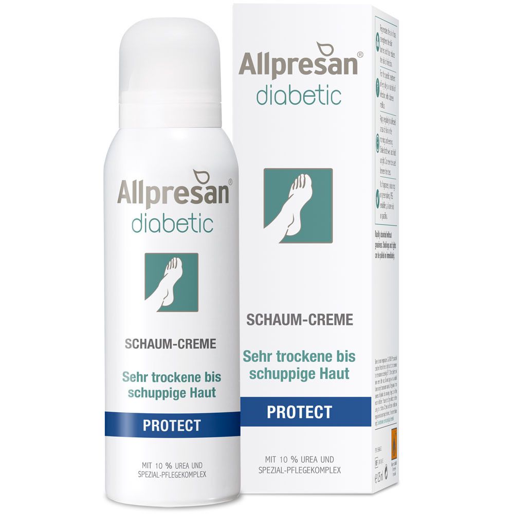 Allpresan® diabetic Original Schaum-Creme PROTECT Sehr trockene bis schuppige Haut