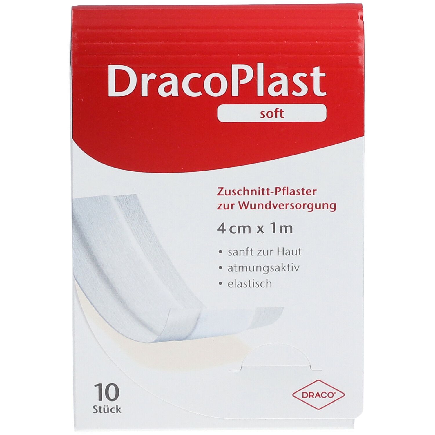 DRACOPLAST Soft Pflaster 4 cmx1 m