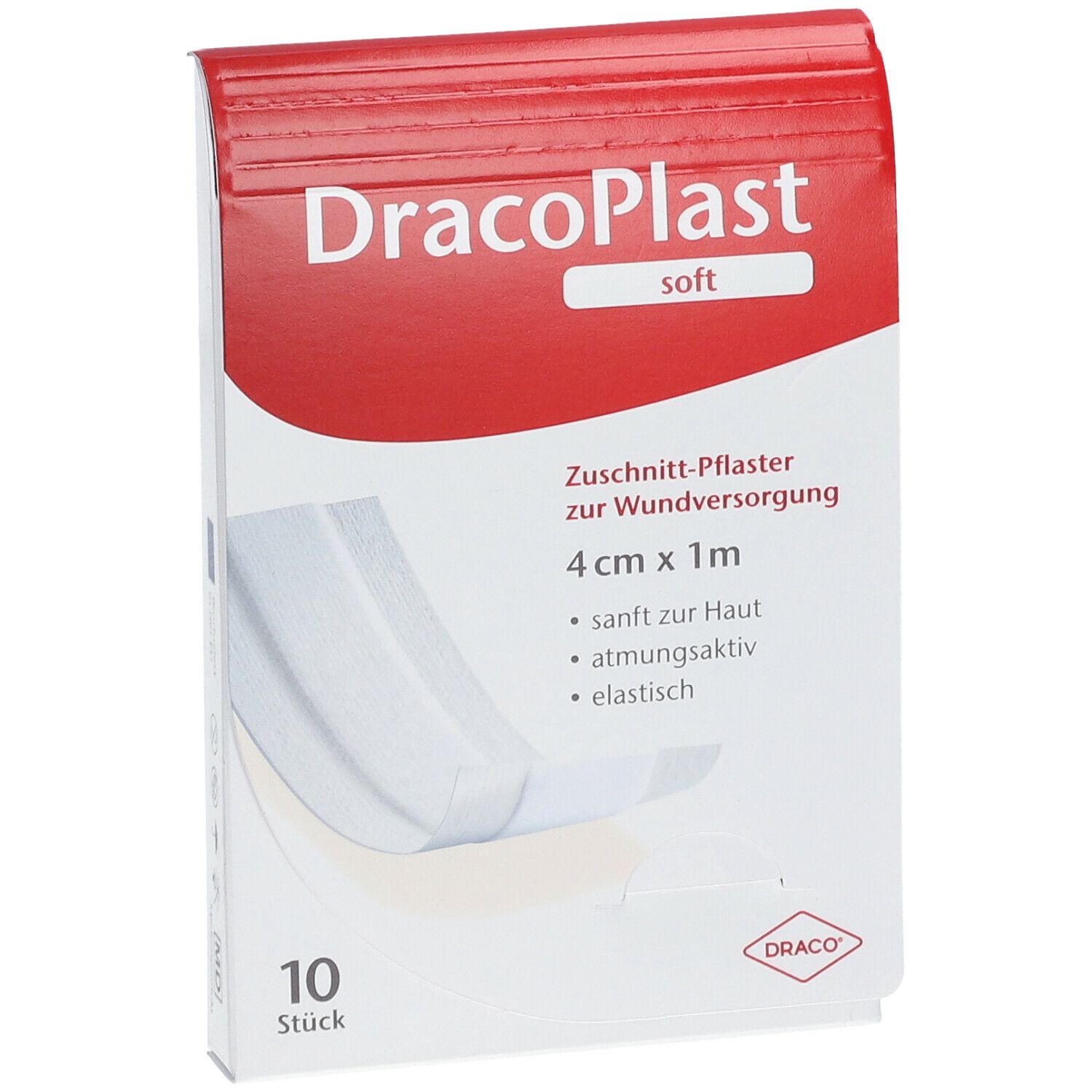 DRACOPLAST Soft Pflaster 4 cmx1 m