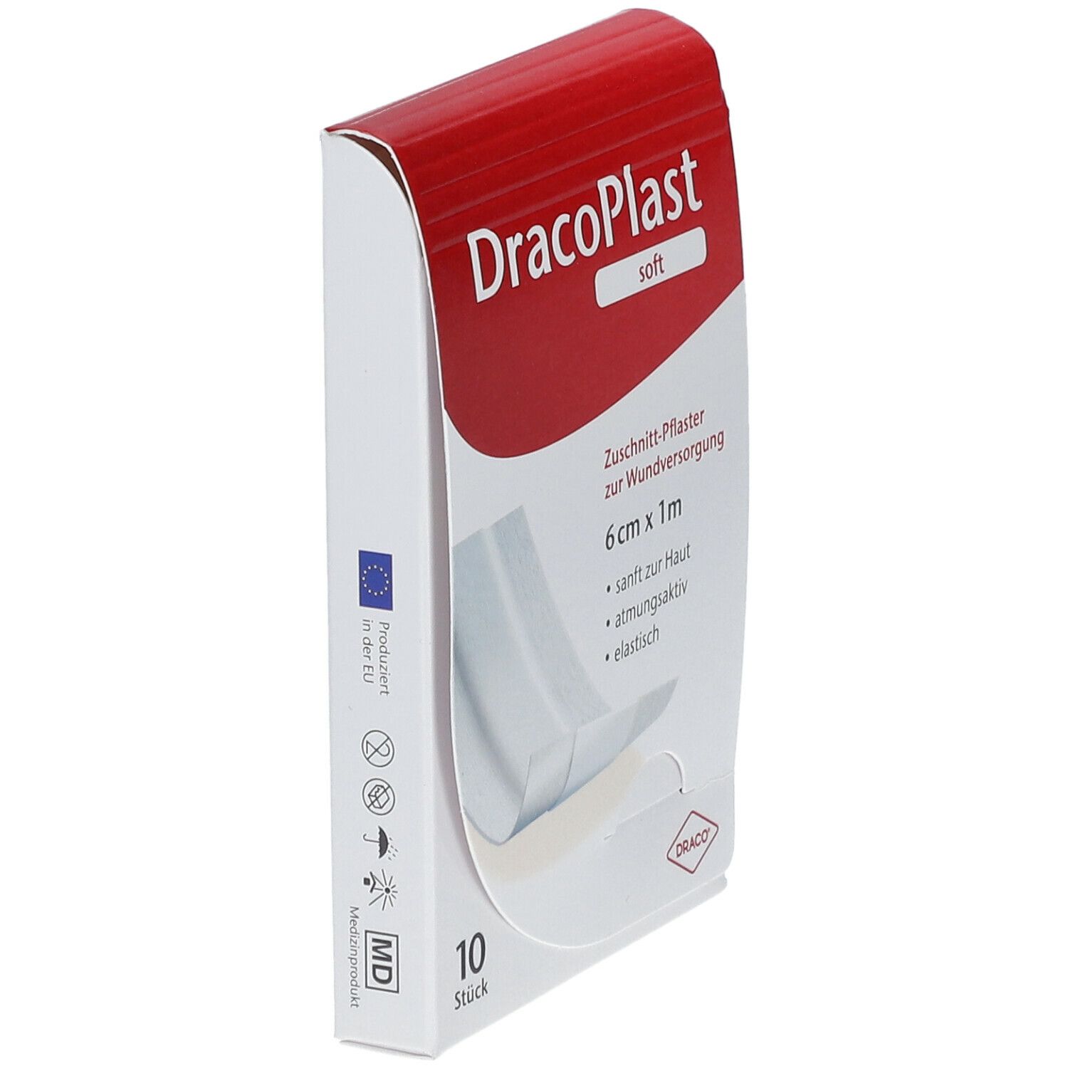 DRACOPLAST Soft Pflaster 6 cmx1 m