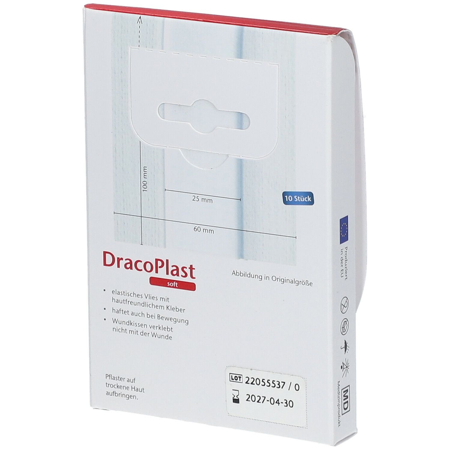DRACOPLAST Soft Pflaster 6 cmx1 m