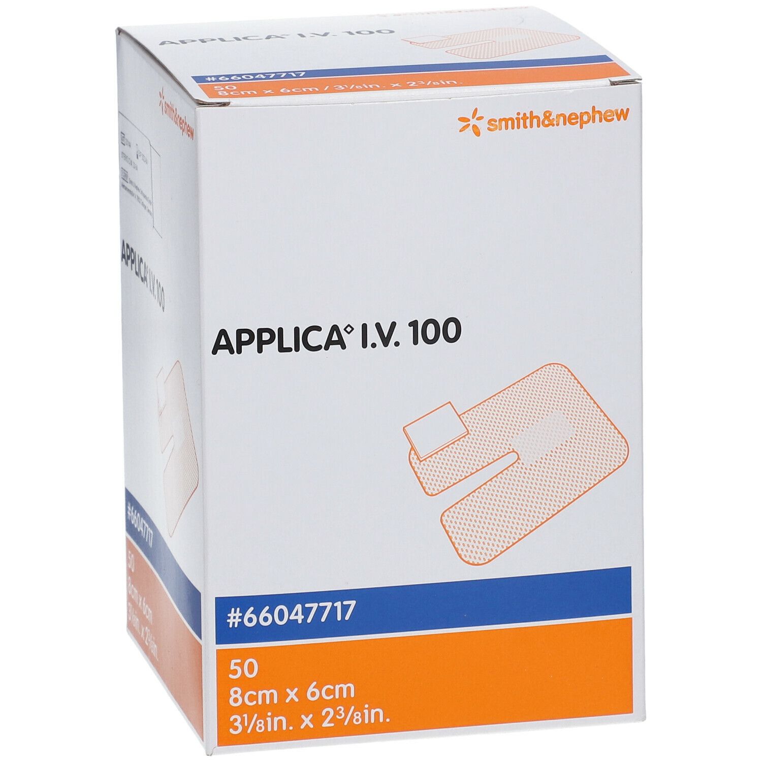 APPLICA® I.V.100 Kanülenpflaster m. Saugpolster steril