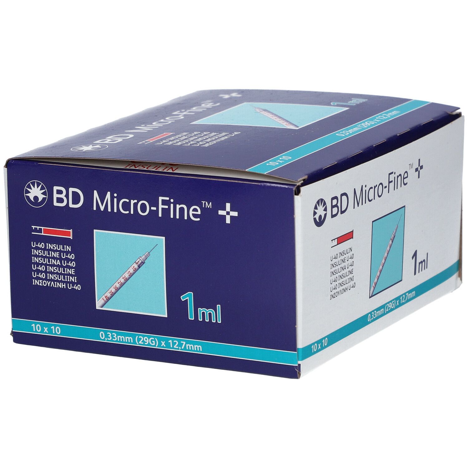 BD Micro-Fine™+ U 40 Insulinspritzen 12,7 mm