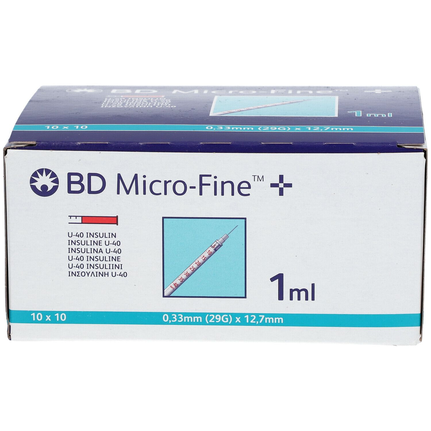BD Micro-Fine™+ U 40 Insulinspritzen 12,7 mm