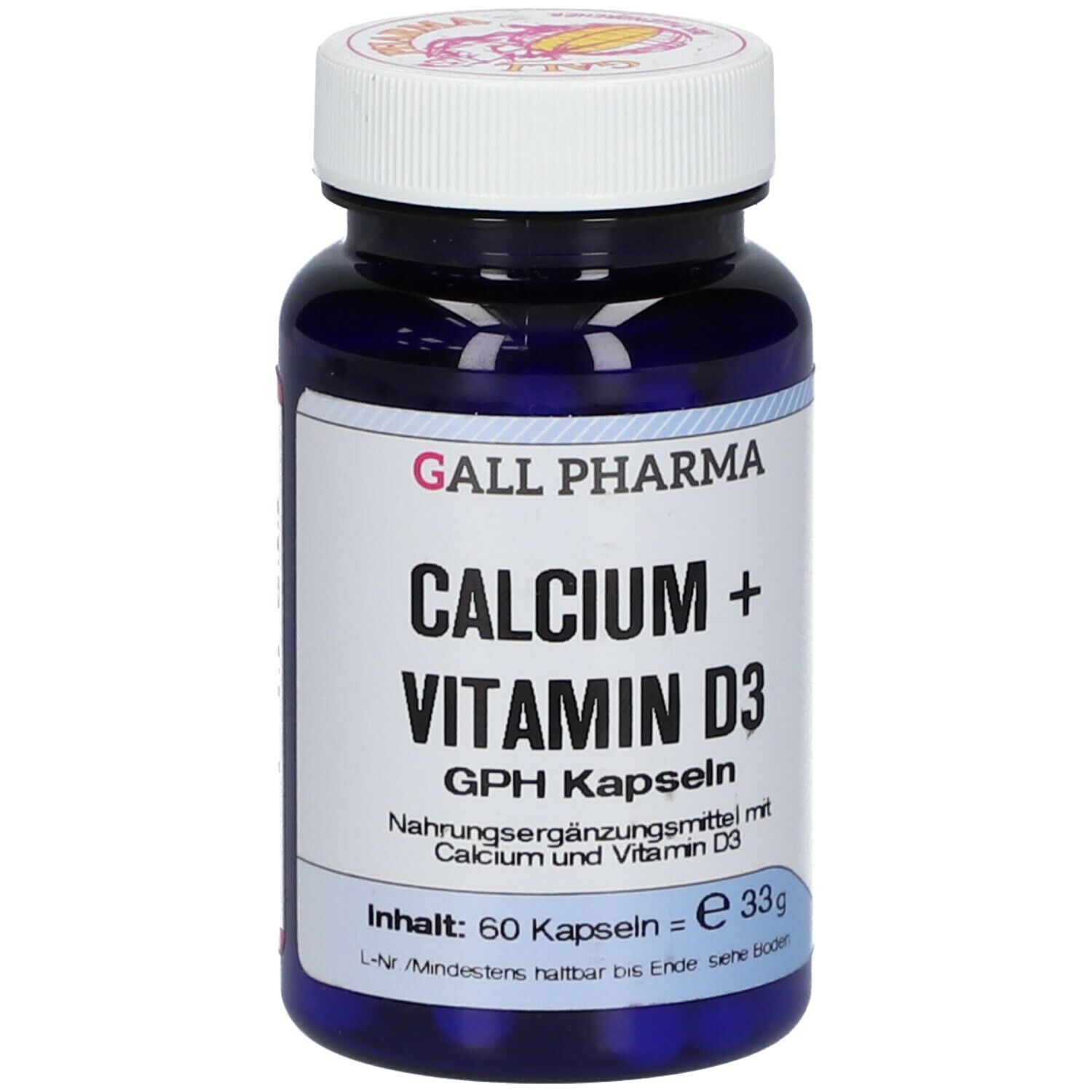 GALL PHARMA CALCIUM + VITAMIN D3 GPH Kapseln