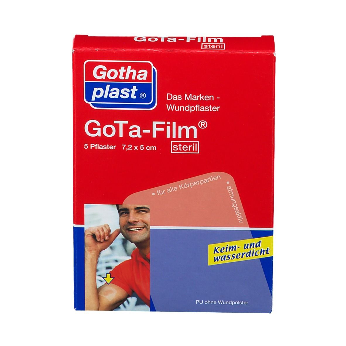 GoTa-FILM steril 5 cm x 7,2 cm