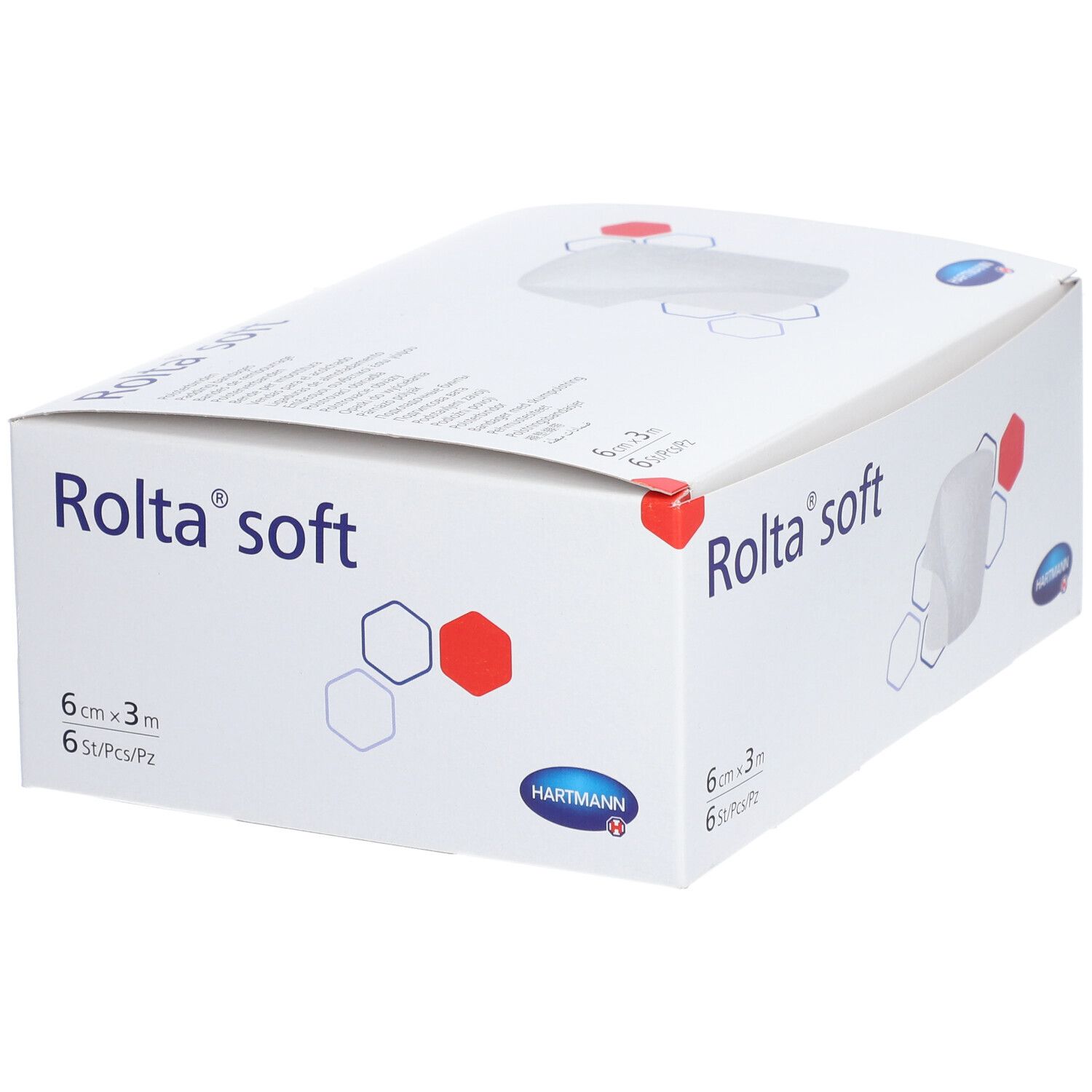 Rolta® soft Synthetik-Wattebinden 3 m x 6 cm