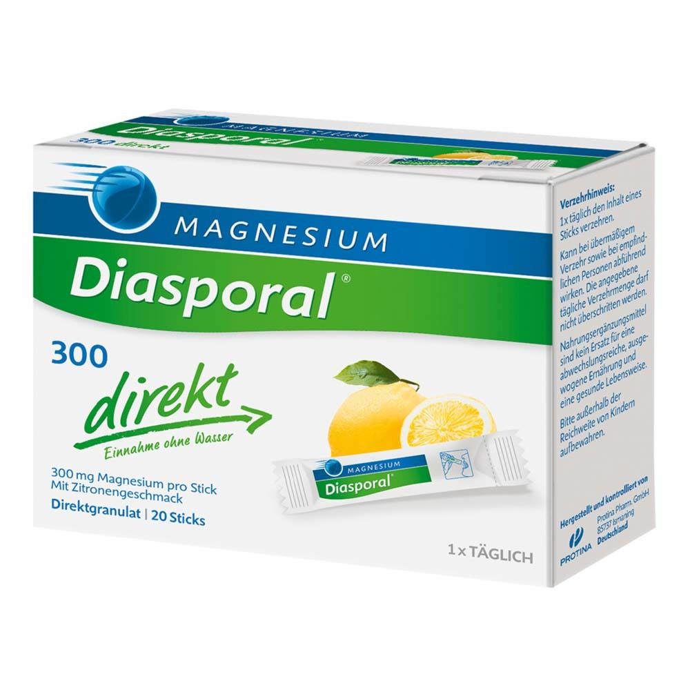 Magnesium Diasporal® 300 direkt Zitrone