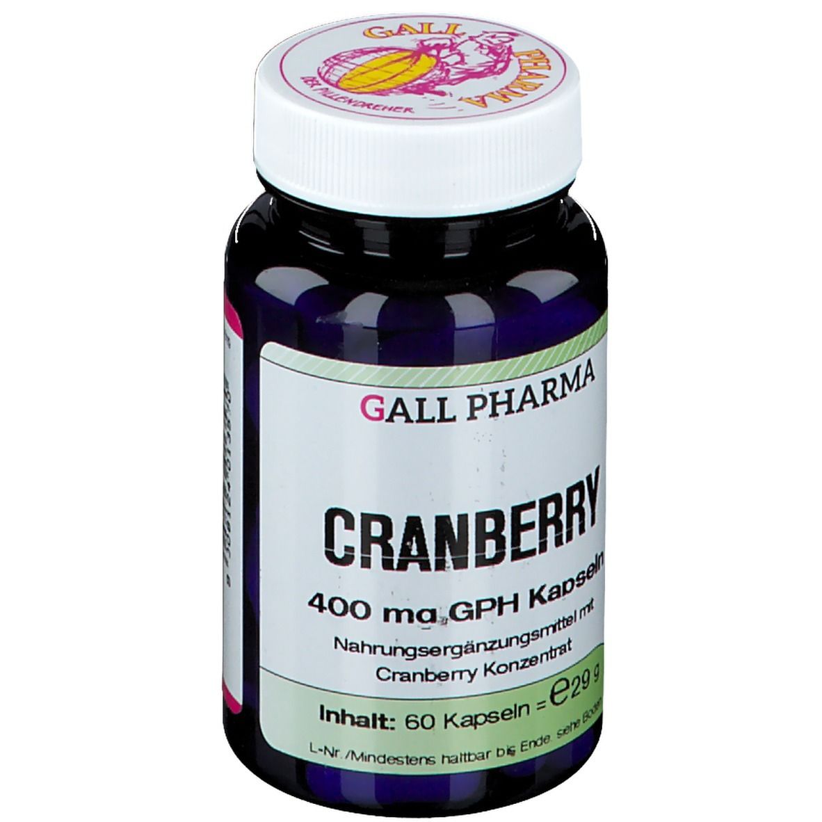 GALL PHARMA CRANBERRY 400 mg