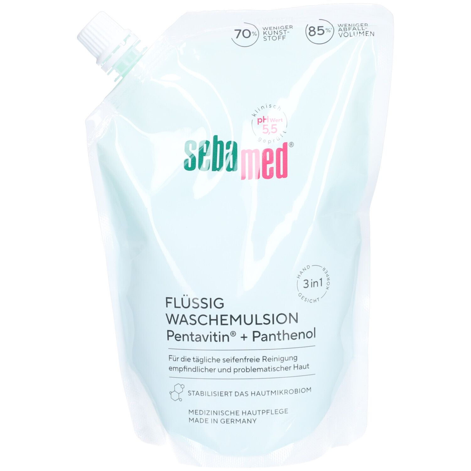 sebamed® flüssig Wasch-Emulsion Nachfüllbeutel