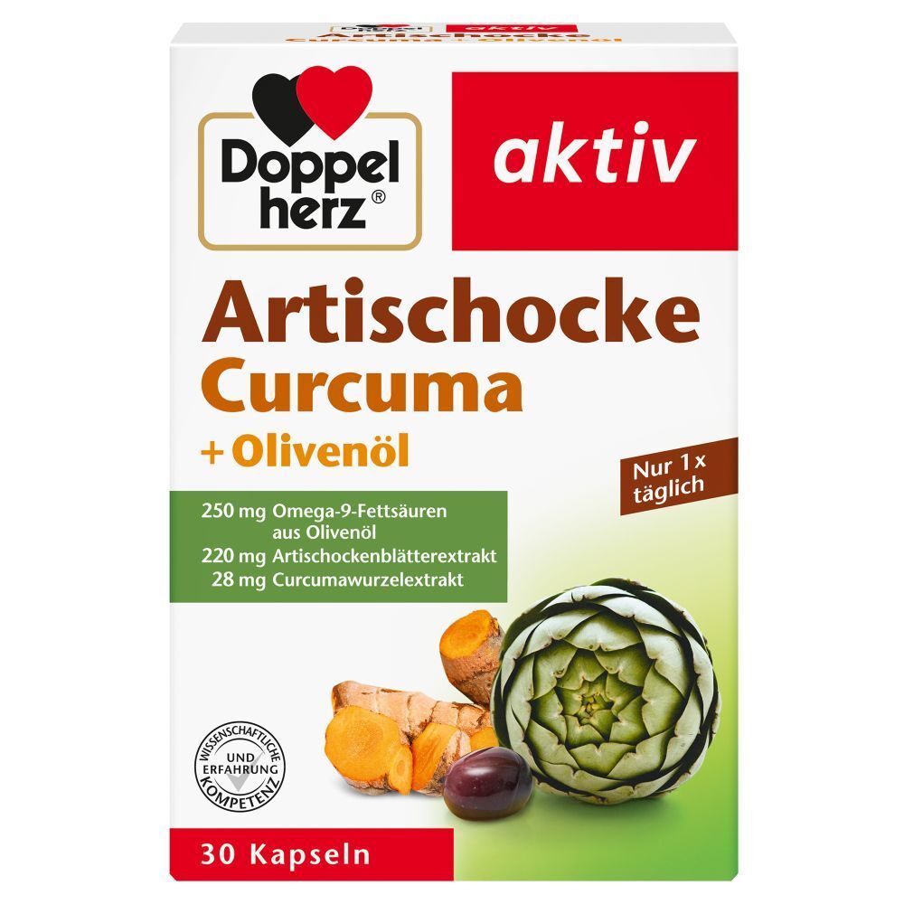 Doppelherz® Artischocke, Curcuma + Olivenöl