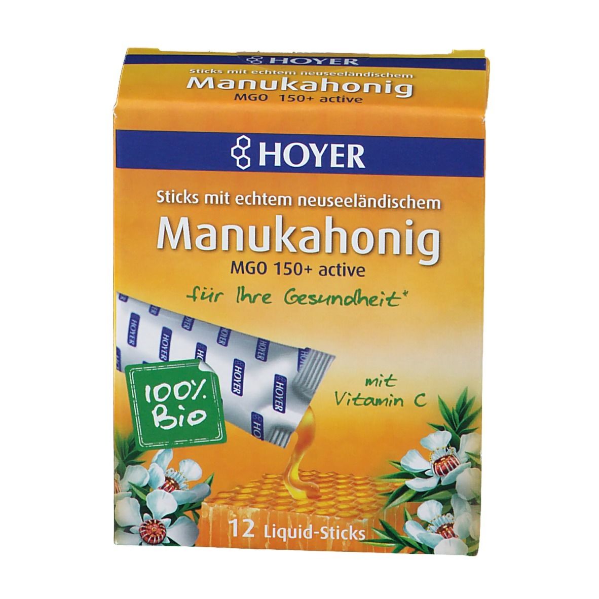 HOYER Manukahonig MGO 150+ active