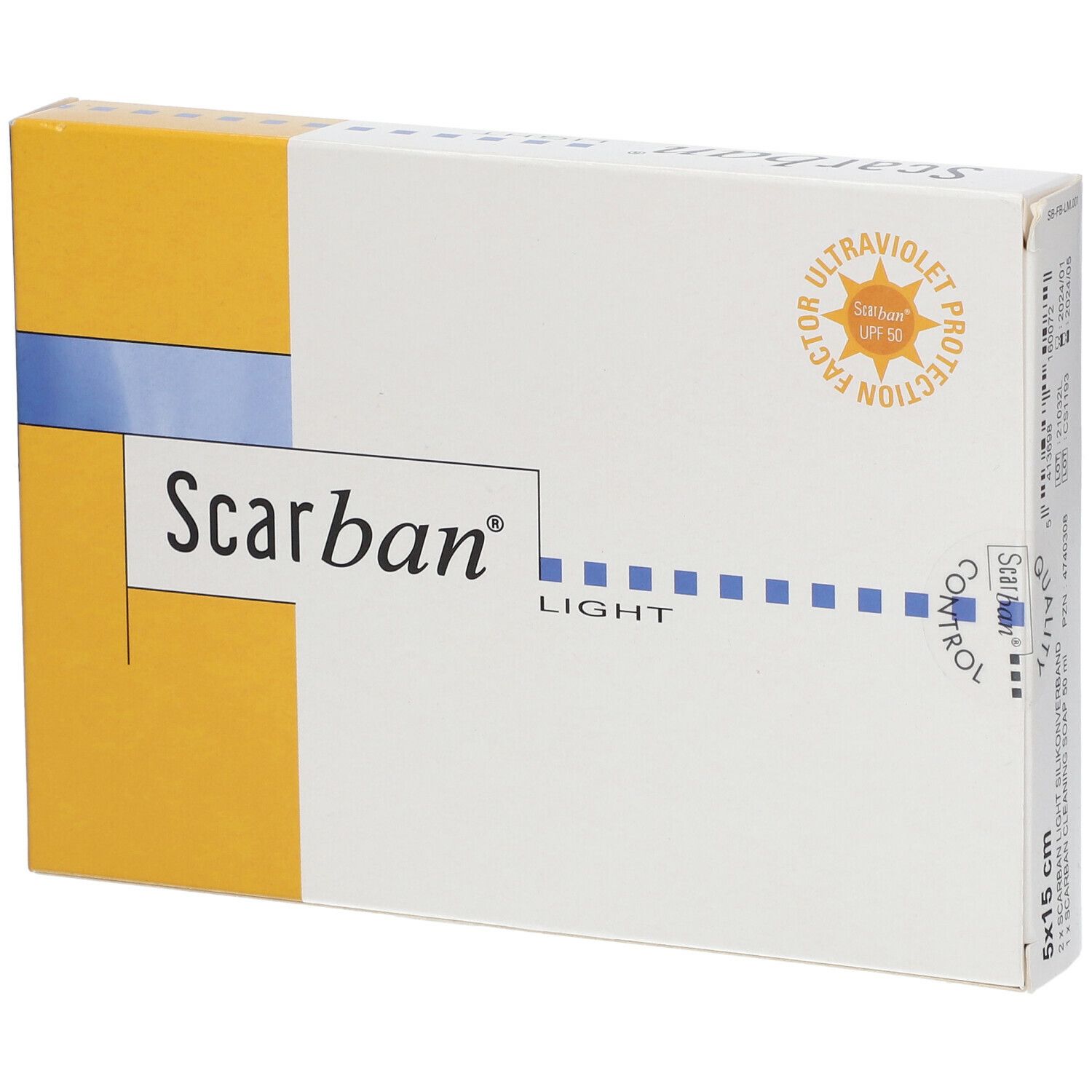 Scarban® Light Silikonverband 5 x 15 cm