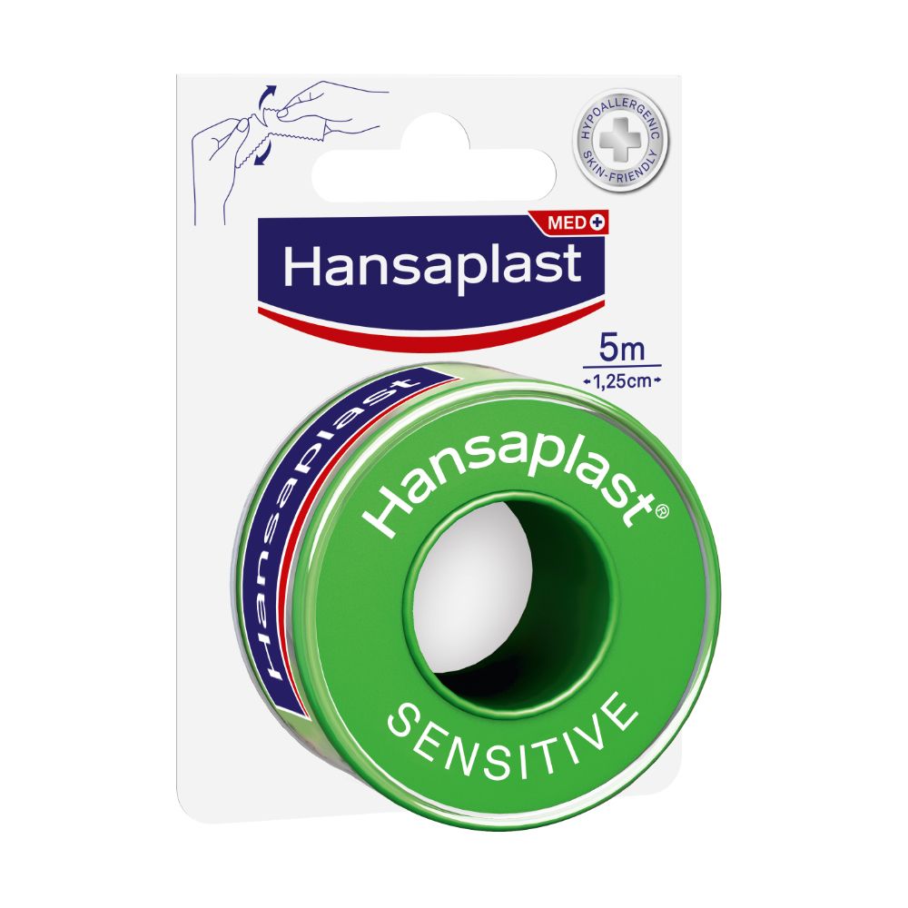 Hansaplast Fixierpflaster Sensitive 5 m x 1,25 cm