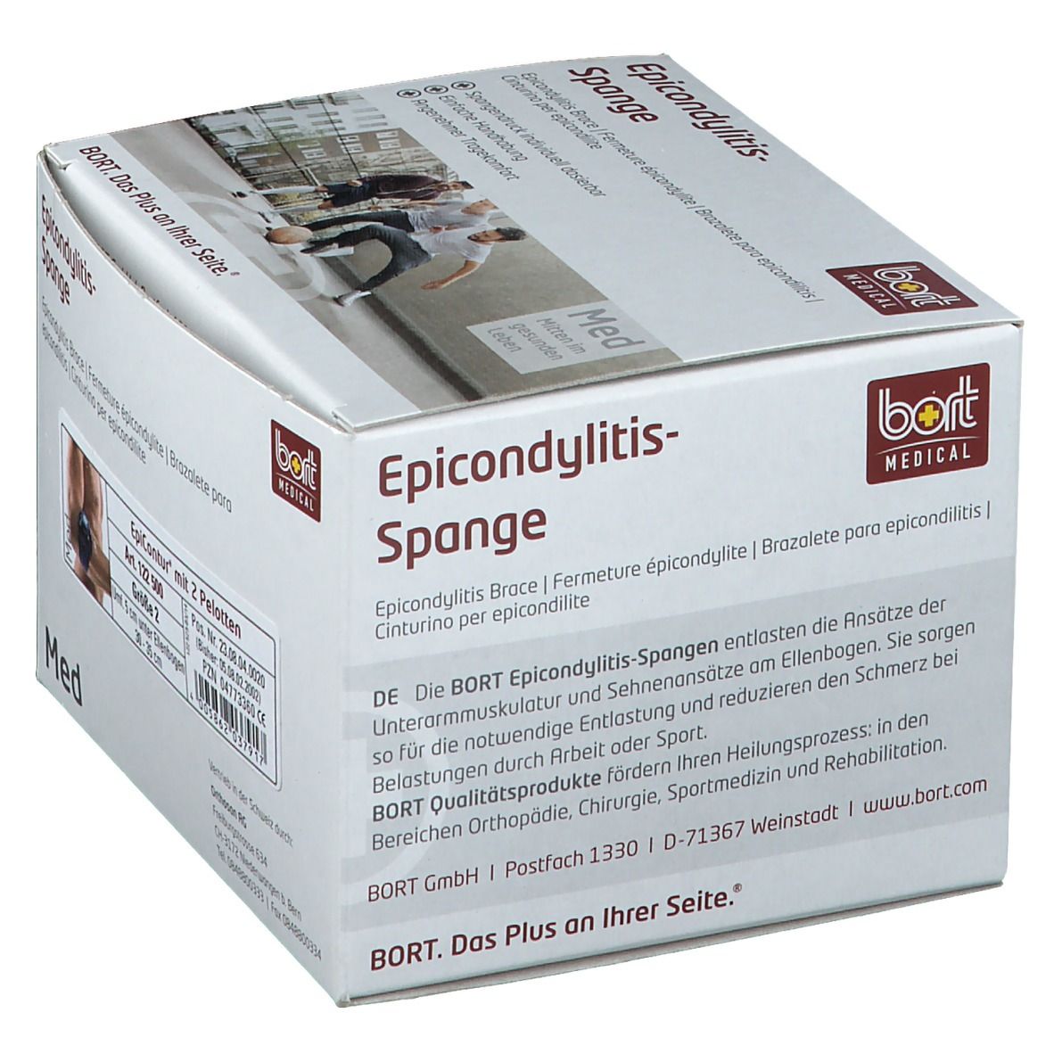 BORT EpiContur® mit 2 Pelotten Gr. 2 blau