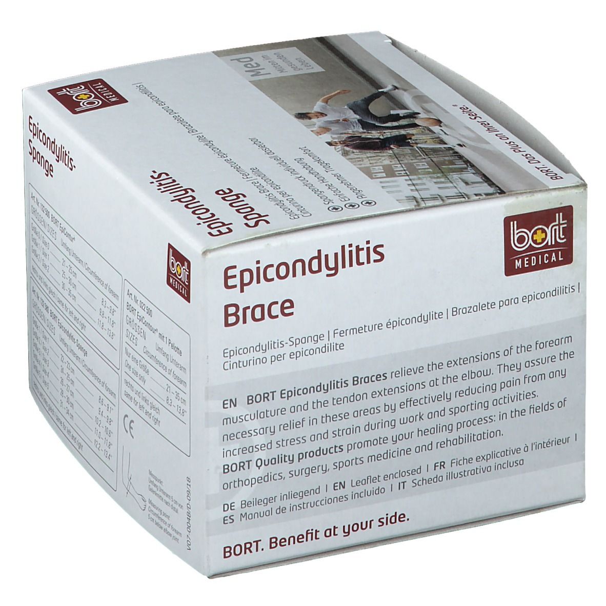 BORT EpiContur® mit 2 Pelotten Gr. 2 blau