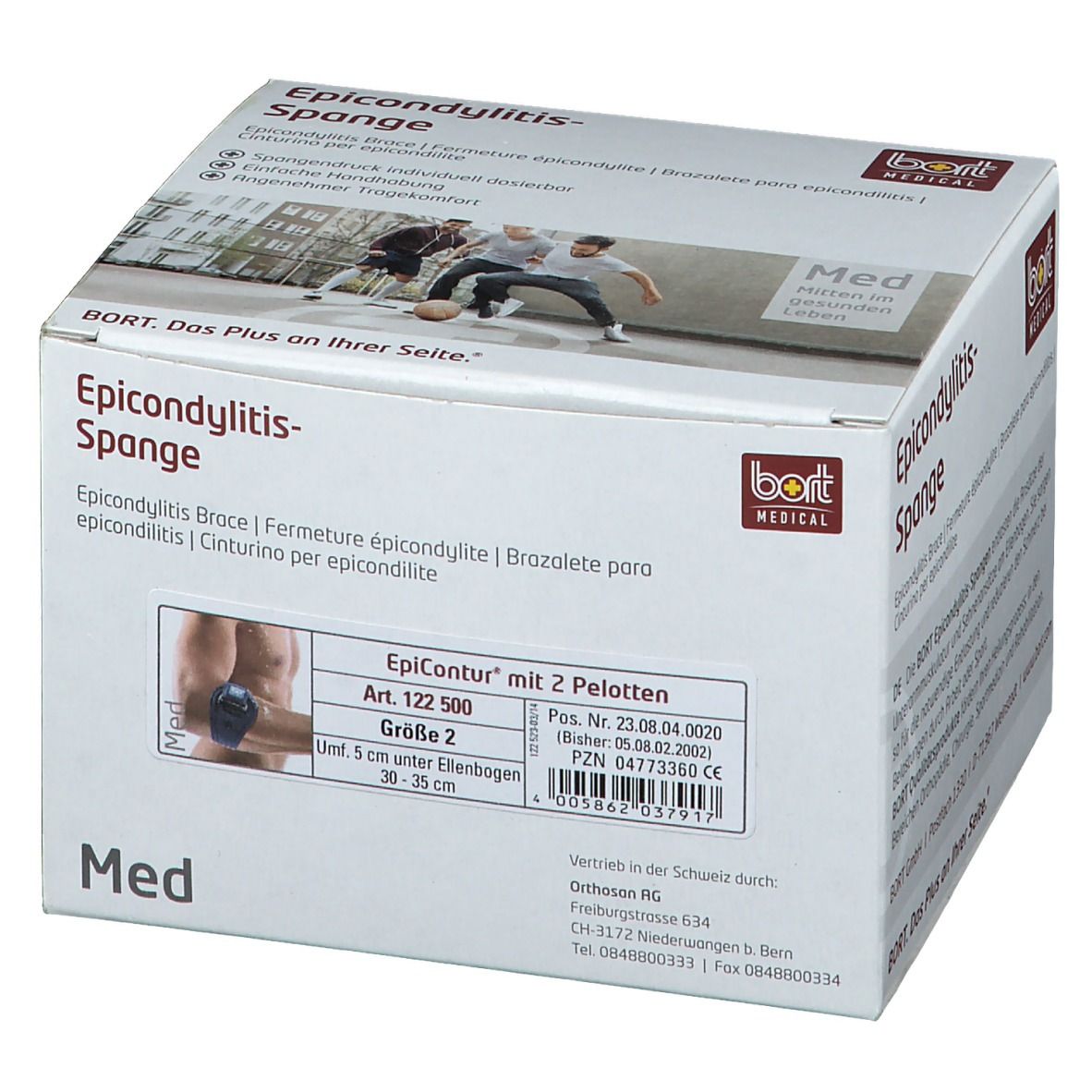 BORT EpiContur® mit 2 Pelotten Gr. 2 blau