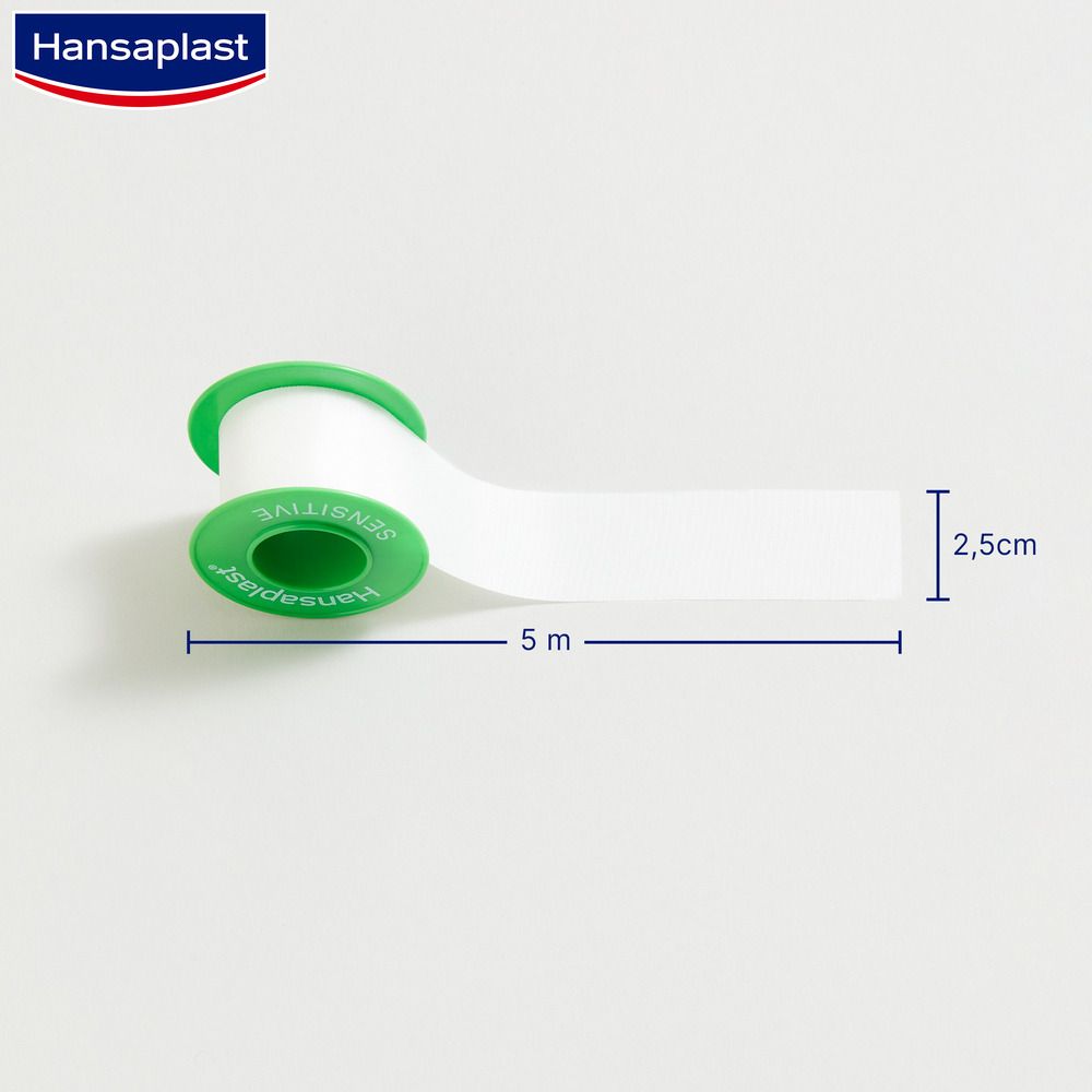 Hansaplast Fixierpflaster Sensitive 5 m x 2,5 cm 1 St 